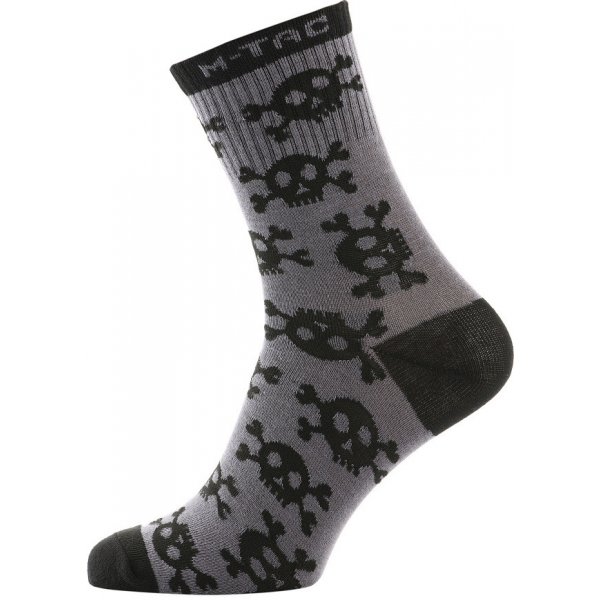  M-Tac ponožky Lightweight Mk.3 Pirate Skull tmavě šedé