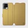 Pouzdro a kryt na mobilní telefon Realme Mobiwear - Realme 8 - C_GOS Gold&Gray