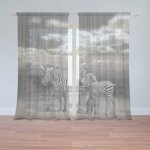 Sablio Záclony Zebry: 2ks 150x250cm – Hledejceny.cz