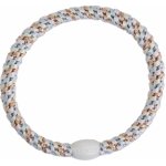 KKNEKKI Gumička do vlasů Kknekki Slim Baby Blue / Ballet Pink, šedá barva – Sleviste.cz