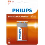 Philips LongLife 9V 1ks 6F22L1B/10 – Zboží Mobilmania