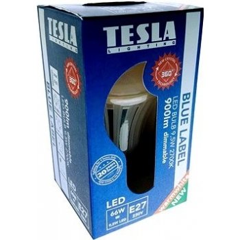 Tesla CRYSTAL LED 9.5W E27 Stmívatelná BL279527-1D