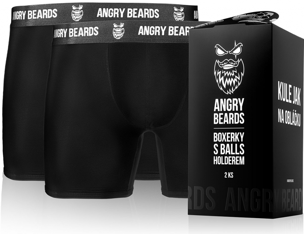Recenze Angry Beards Boxerky s balls holderem Original