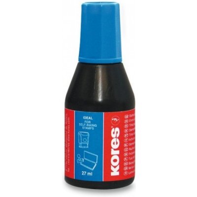 Kores Razítkovací barvy modrá 27 ml – Hledejceny.cz