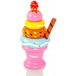 Viga Dřevěná skládačka zmrzlina – Sleviste.cz