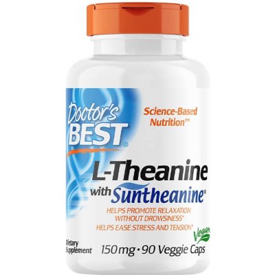Doctor's Best L-Theanine with Suntheanine 150 mg 90 Veggie kapslí