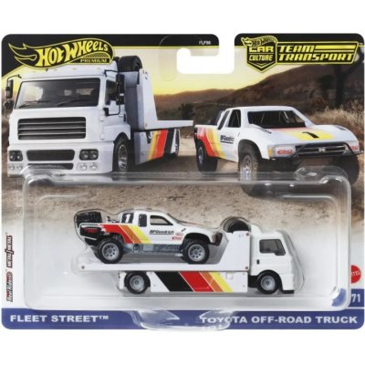 Hot Wheels Premium Car Culture Team Transport Fleet Street a Toyota Off Road Truck – Zboží Dáma