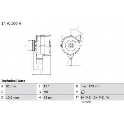 generátor BOSCH 0 986 039 450 – Zbozi.Blesk.cz