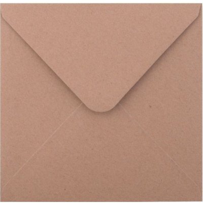 Obálka 120g 160x160 Kraft hnědá – Zboží Živě