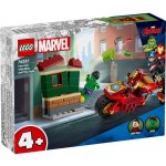 LEGO® Marvel 76287 Iron Man s motorkou a Hulk – Zboží Živě