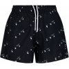 Koupací šortky, boardshorts Off white Logo Allover Black