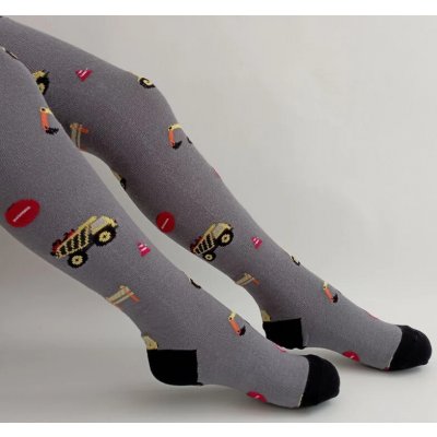 Chlapecké punčocháče STAVBA, Šedá – Sleviste.cz