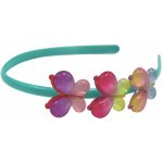 Čelenka s třemi motýli Barva: růžová – Hledejceny.cz