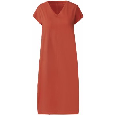 Esmara dámské lněné šaty oranžová – Zboží Dáma