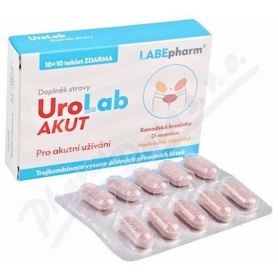 Labe Pharm UroLab AKUT 10+10 tablet