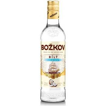 Božkov Bílý Kokos 30% 0,5 l (holá láhev)