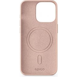Pouzdro Epico Mag+ Silicone Case for iPhone 15 Pro - MagSafe compatible - růžové