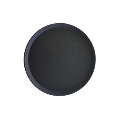 SAHM Podnos kulatý 35,5cm černý protiskluz 100024475 – Zboží Mobilmania