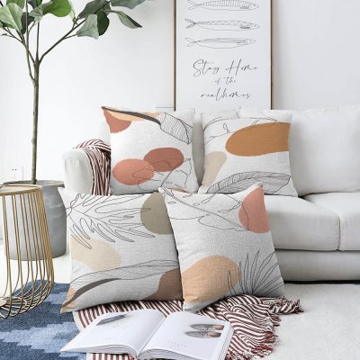 Minimalist Cushion Covers béžová 55 x 55 cm – Zboží Mobilmania