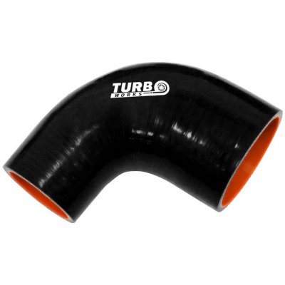 TurboWorks Pro Black silikonové redukční koleno z 102-76 mm – Hledejceny.cz