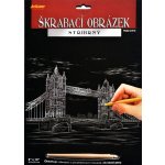 Artlover škrabací obrázek stříbrný Karlštejn – Zboží Dáma