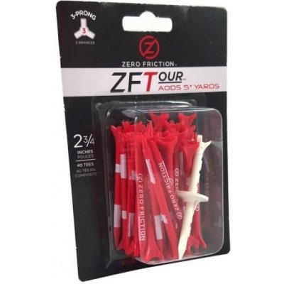 Zero Friction ZF Tour 3-Prong týčka 70mm 40ks červená – Zboží Dáma