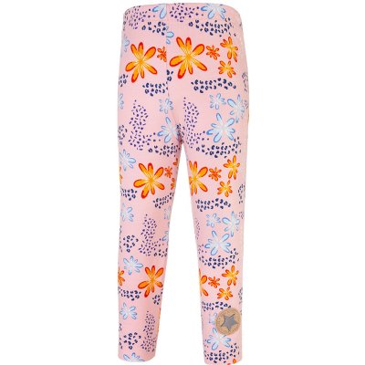 Little Angel Legíny růžová kytky – Zboží Dáma