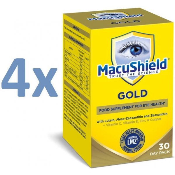 Doplněk stravy MacuShield GOLD 4 x 90 tablet