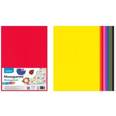 Pěnovka moosgummi 20x29cm 2mm MIX – Zboží Dáma