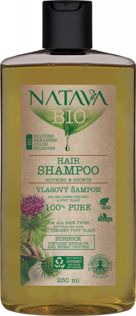 Natava BIO hair shampoo Burdock 250 ml