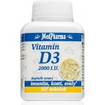 MedPharma Vitamin D3 2000 I.U. 107 kapslí – Zboží Mobilmania