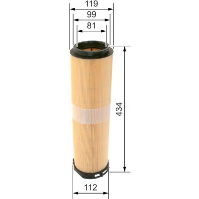 Vzduchový filtr BOSCH 1 457 433 333 – Hledejceny.cz