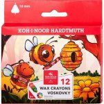 Koh-i-noor Voskovky Trio Wax 8272/12ks 10mm trojhranné – Zboží Mobilmania