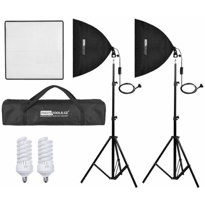 Daylight ET-50 cm trvalé světlo 70 W, 5500K se softboxem – Zboží Živě