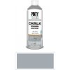 Barva ve spreji Pintyplus Chalk křídová barva ve spreji na různé povrchy 400 ml popelavě šedá CK798