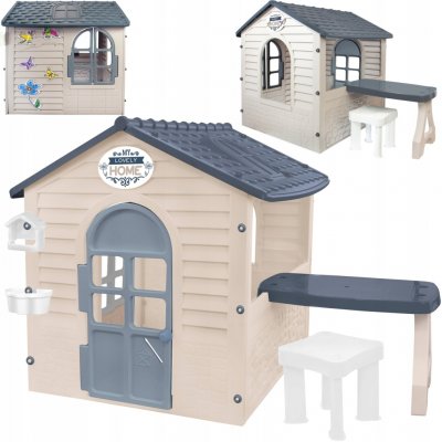 MOCHTOYS zahradní domeček s piknikovým stolem a židličkou 164786 – Zboží Mobilmania