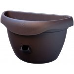 Plastia Samozavlažovací Květináč na zeď 29 cm teracota – HobbyKompas.cz