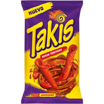 Takis Ninja kukuřičné chipsy s příchutí omáčky teriyaki 90 g – Zboží Dáma