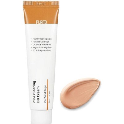 Purito Cica Clearing BB krém s UVA a UVB filtry 27 Sand Beige 30 ml – Hledejceny.cz