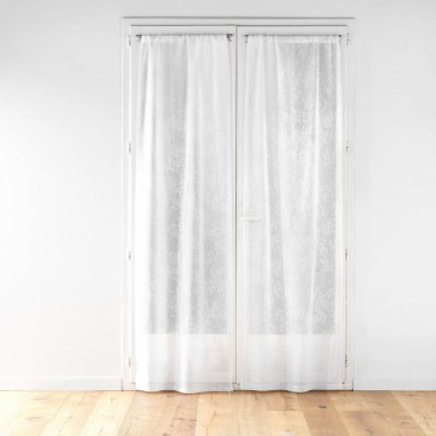 Douceur d'intérieur Sada záclon se vzorem listů, KARLA, 70 x 240 cm, bílé bílý – Hledejceny.cz