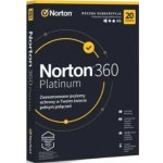 Norton 360 PLATINUM 100GB 1 uživatel 20 lic. 1 rok (21428036) – Zboží Živě