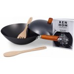 Ken Hom wok pánev z uhlíkové oceli 5ti dílná sada Everyday 31 cm – Sleviste.cz