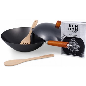 Ken Hom wok pánev z uhlíkové oceli, 5ti dílná sada Everyday 31 cm od 1 690  Kč - Heureka.cz