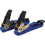 Aroso Germany Popruhy upínací s ráčnou a háky 25 mm x 4,50 m, 2 ks 55089TP | Zboží Auto