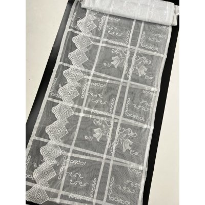 HT Familex Bílá záclona 08 Bílá, 1m – Zboží Mobilmania