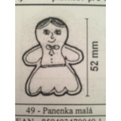Vykrajovátko - Panenka malá - Felcman – Hledejceny.cz