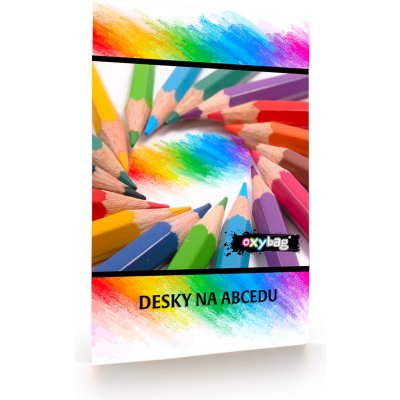 OXYBAG Desky na abecedu Pastelky – Zboží Mobilmania