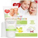 Splat Baby přírodní zubní pasta pro děti s masážním kartáčkem příchuť Apple & Banana For Babies Aged 0-3 Years 40 ml