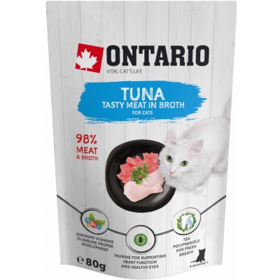 Ontario Tuna in Broth 80 g – Zbozi.Blesk.cz
