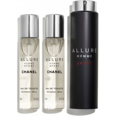 Chanel Allure Homme Sport toaletní voda pánská 3 x 20 ml plnitelná